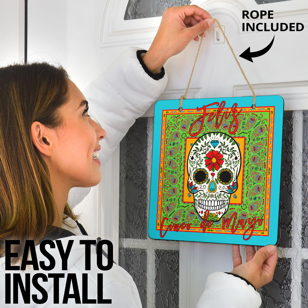 Sugar Skull Door Signs