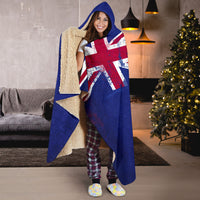 New Zealand Flags Hooded Blanket