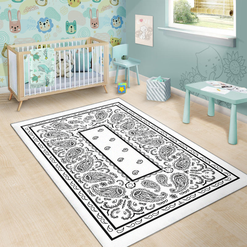 white nursery room carpet