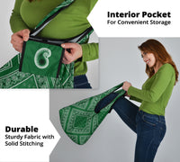 Classic Green Bandana Reusable Grocery Bag 3-Pack