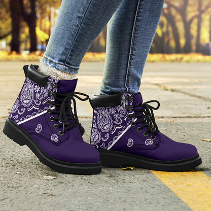 Royal Purple Bandana All Season Boots