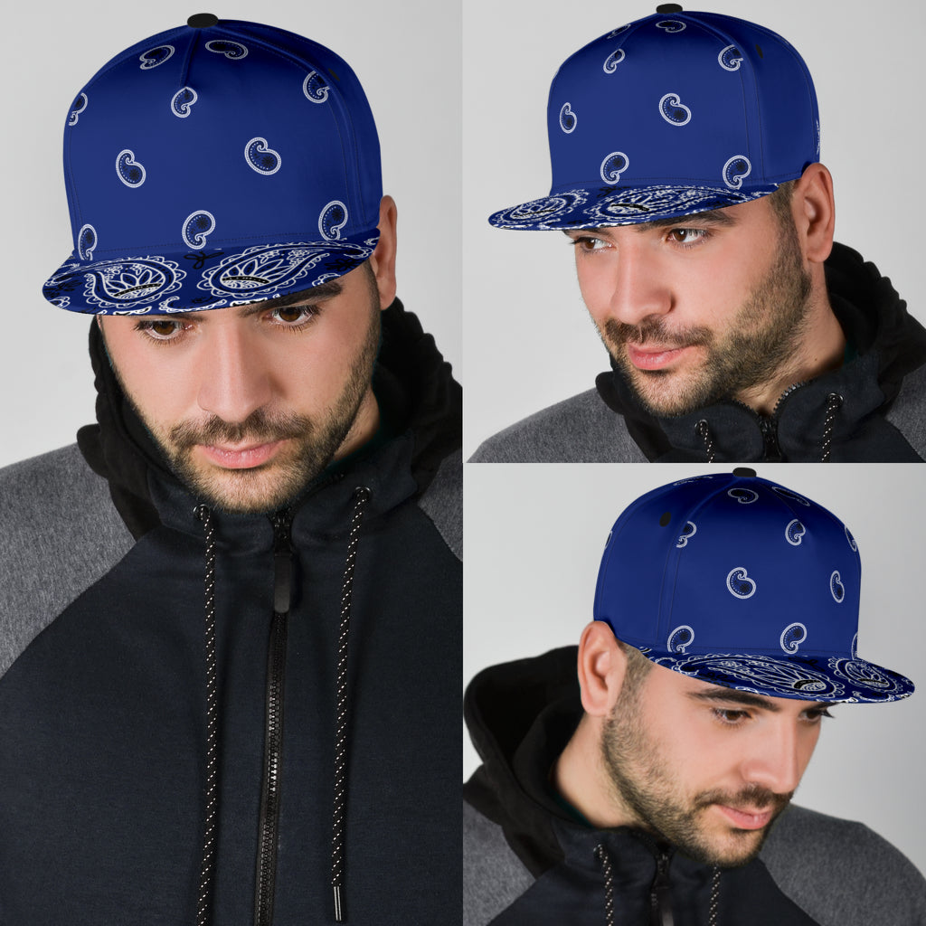 blue bandana caps