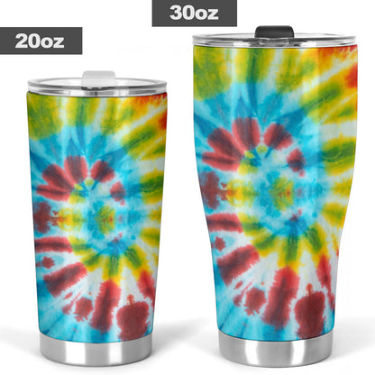 Boho Tie Dye Spiral Bandana Tumblers