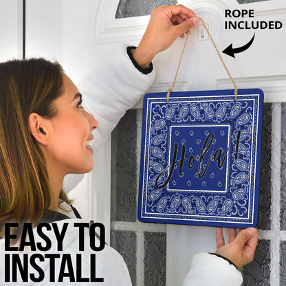 Royal Blue Bandana Signs