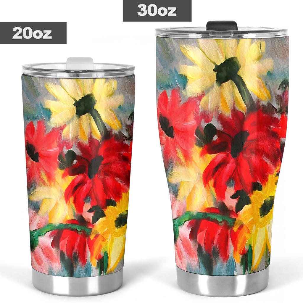 The Crystal Vase Fine Art Tumbler from Original Painting