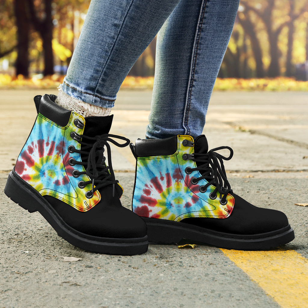 Tie Dye Spiral All Season Boots