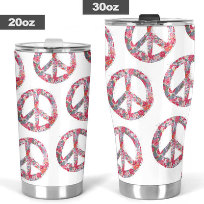 Bohemian Peace Symbol Tumblers