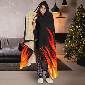 Flame Bandana Hooded Blankets