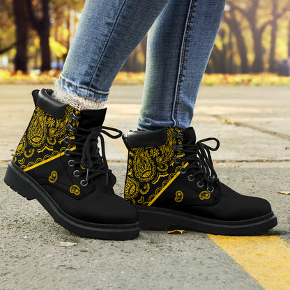 Black Gold Bandana All-Season Boots