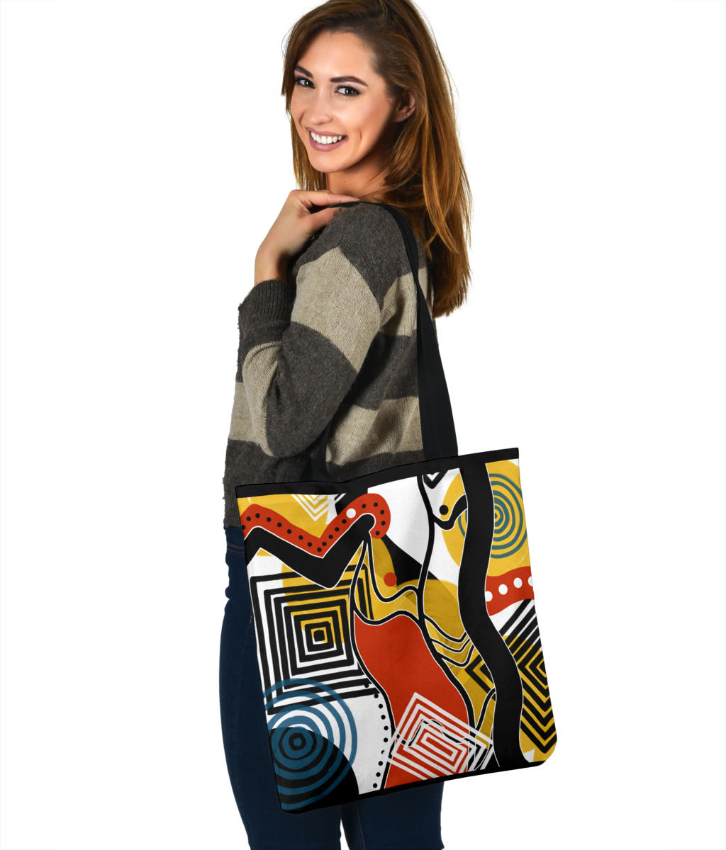 Retro Abstract Tote Bag 1