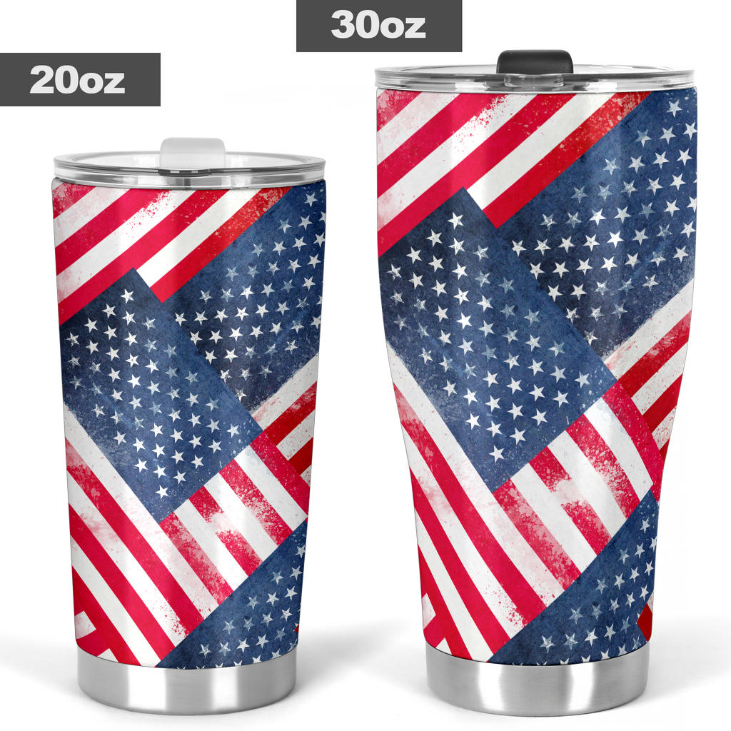 American Flag Bandana Tumblers