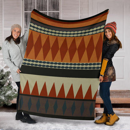 Southwestern Tribal Pattern Fleece Blanket