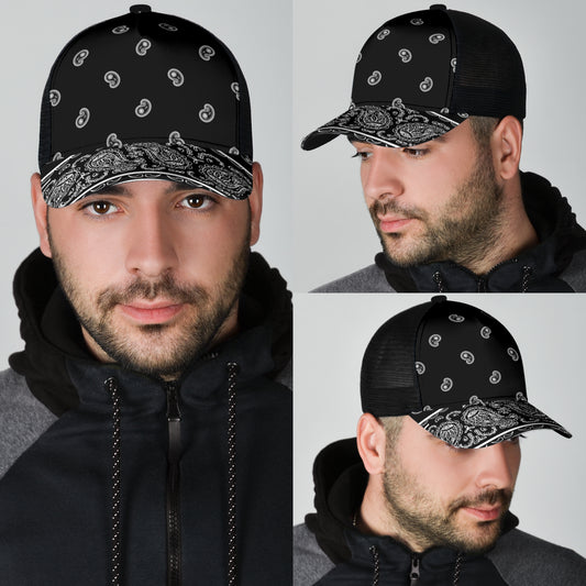 Black Bandana Overload Mesh Back Cap