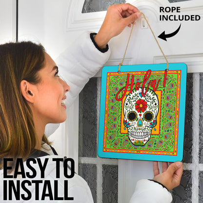 Sugar Skull Door Signs