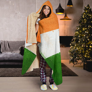 Ultimate India Flag Hooded Blanket