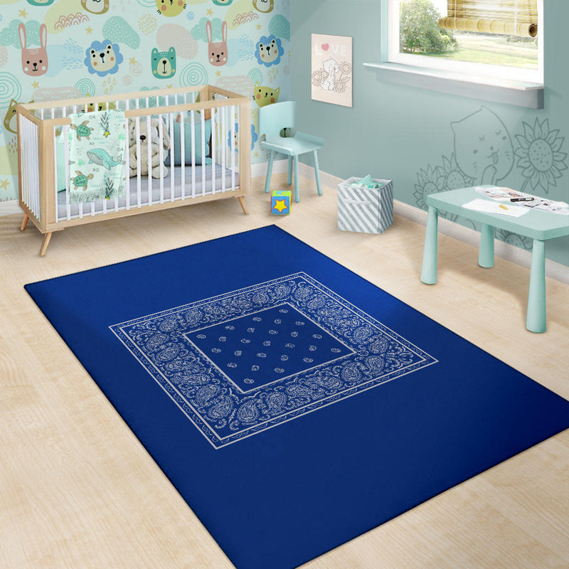 blue nursery carpeting