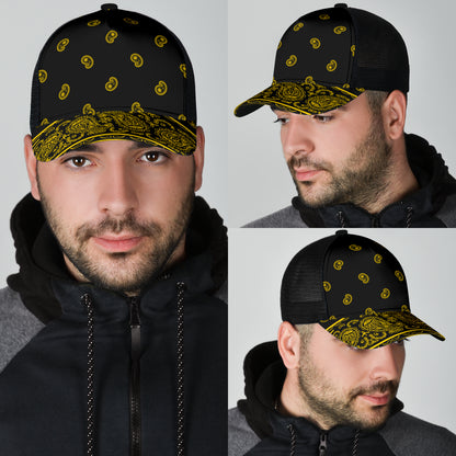 Black Gold Bandana Overload Mesh Back Cap