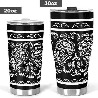 Black Bandana Tumblers