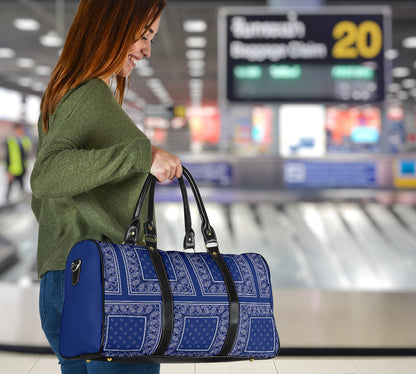 Blue Bandana Travel Bag