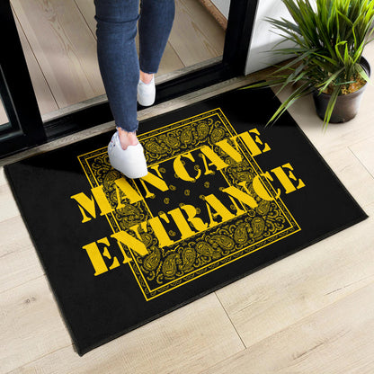 Black Gold Bandana Door Mats