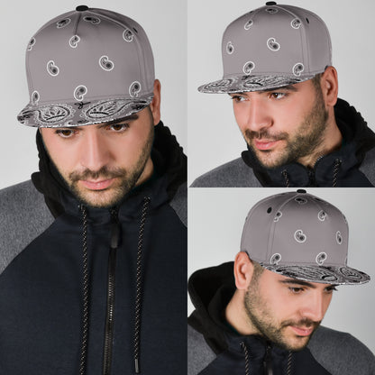 gray bandana ball cap