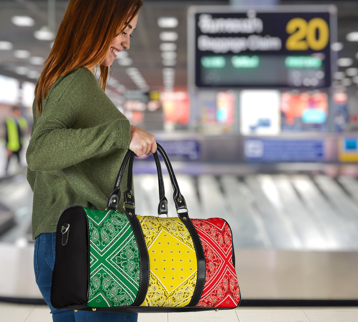 Rastafarian Bandana Travel Bag
