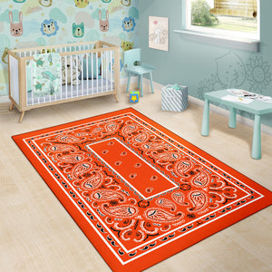 orange nursery rugs