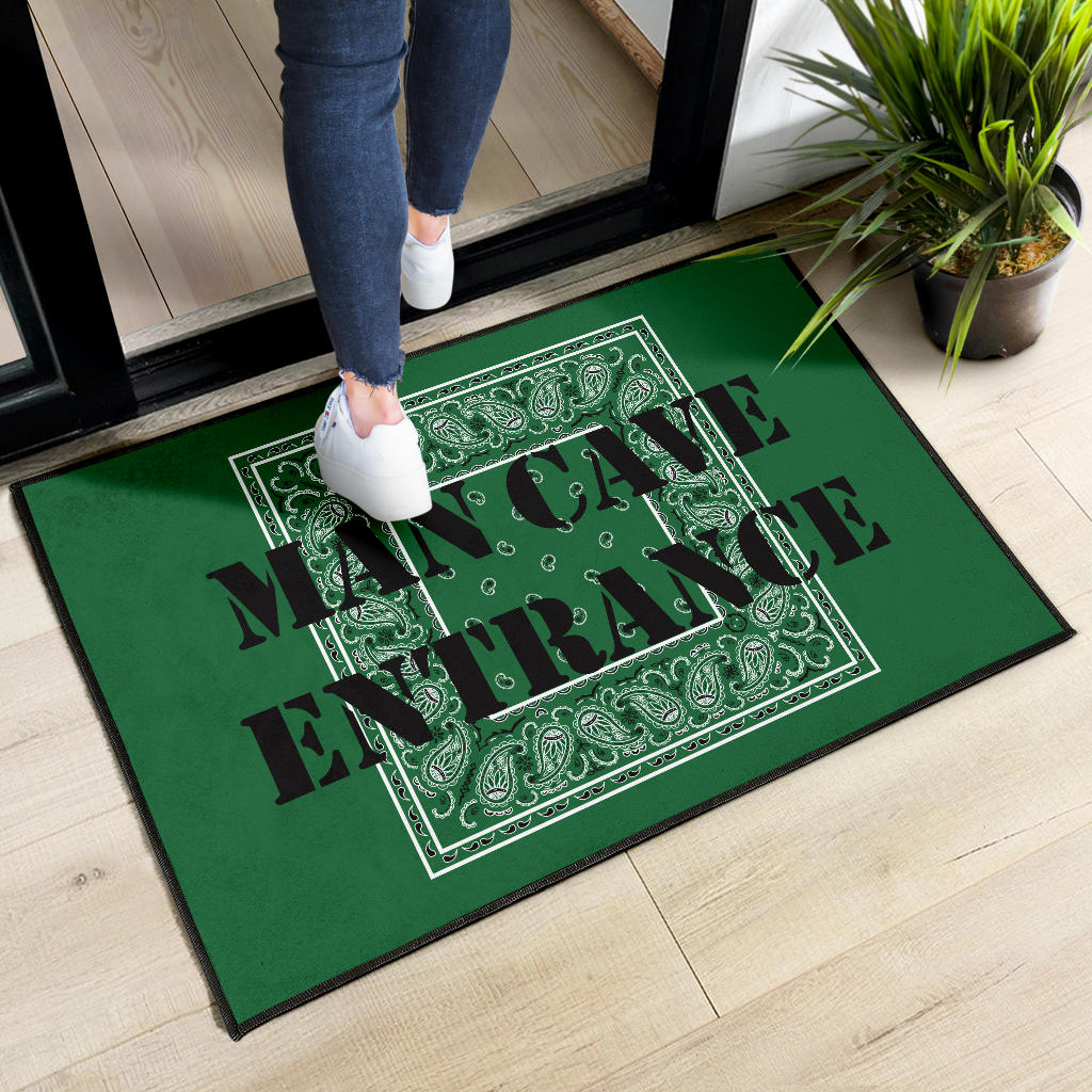 Classic Green Bandana Funny Door Mats