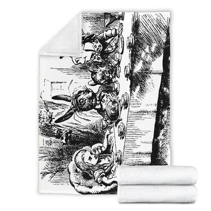 Tea Party Fleece Throw