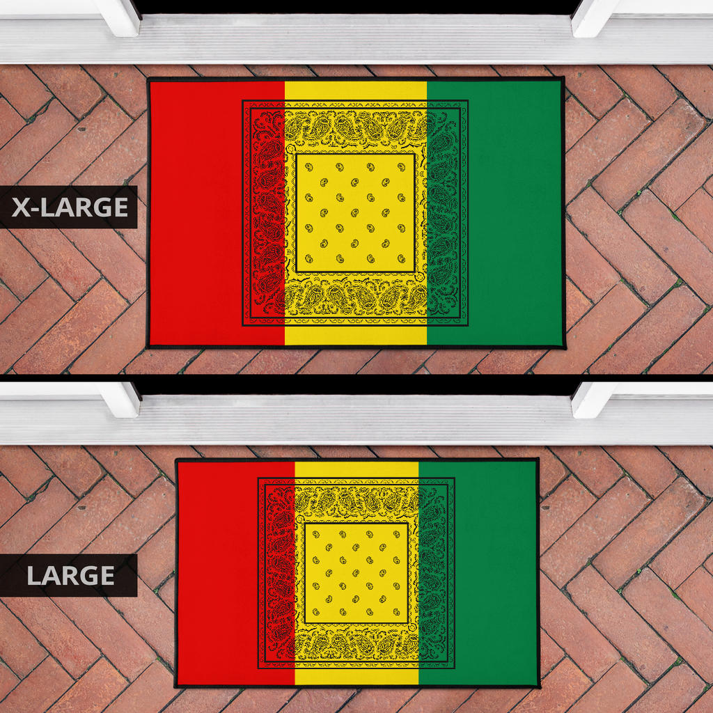 Rasta Bandana Door Mats