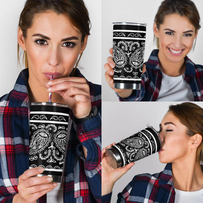 Black Bandana Tumblers