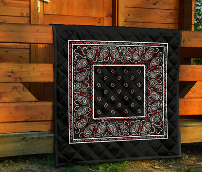 Wicked Black Bandana Bedding