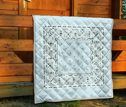 Light Blue Bandana Blanket