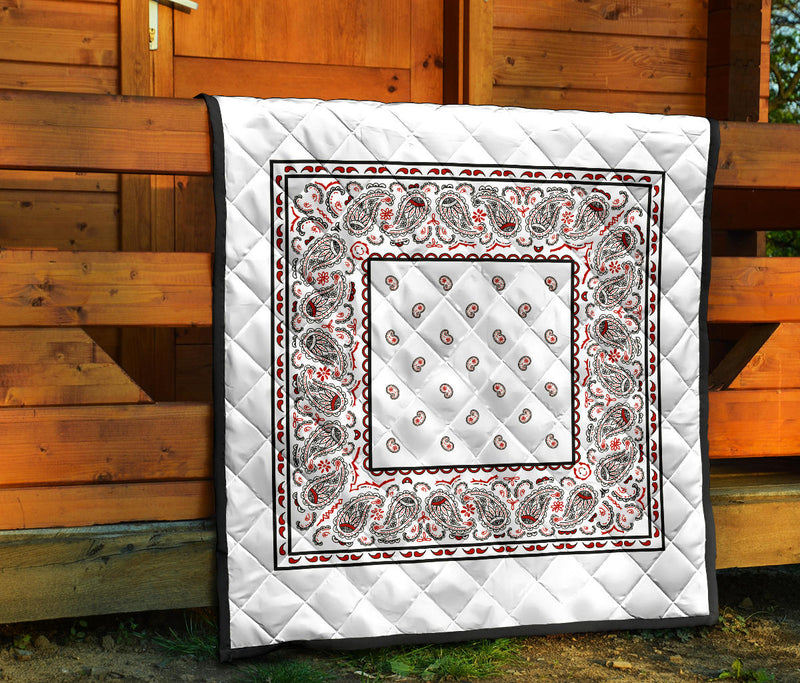 Quilt - Wicked White Bandana Quilt