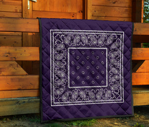 Royal Purple Bandana Quilts