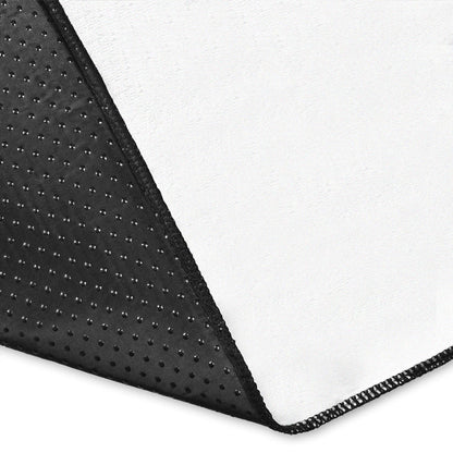 White Bandana Area Rugs - Minimal
