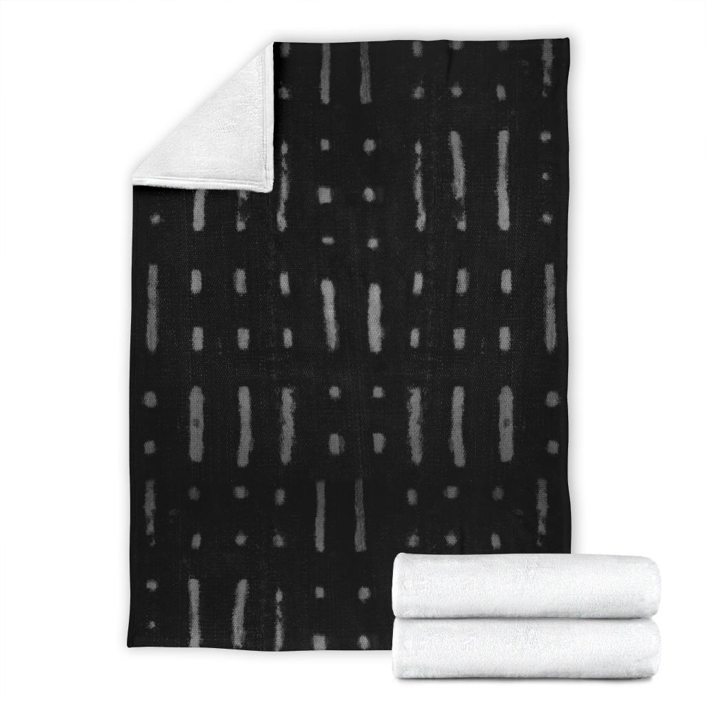 Mud Cloth Tribal Pattern Fleece Blanket