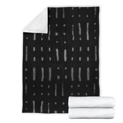 Mud Cloth Tribal Pattern Fleece Blanket