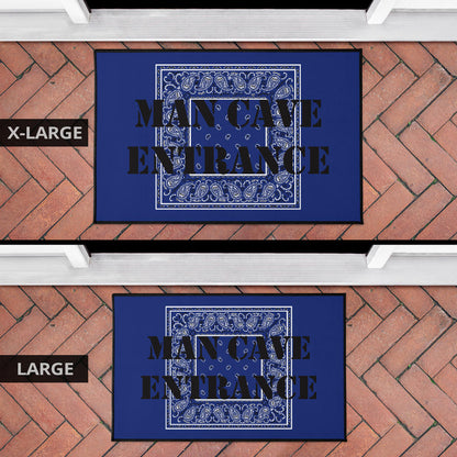 Royal Blue Bandana Door Mats