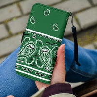 Classic Green Bandana Phone Case Wallet