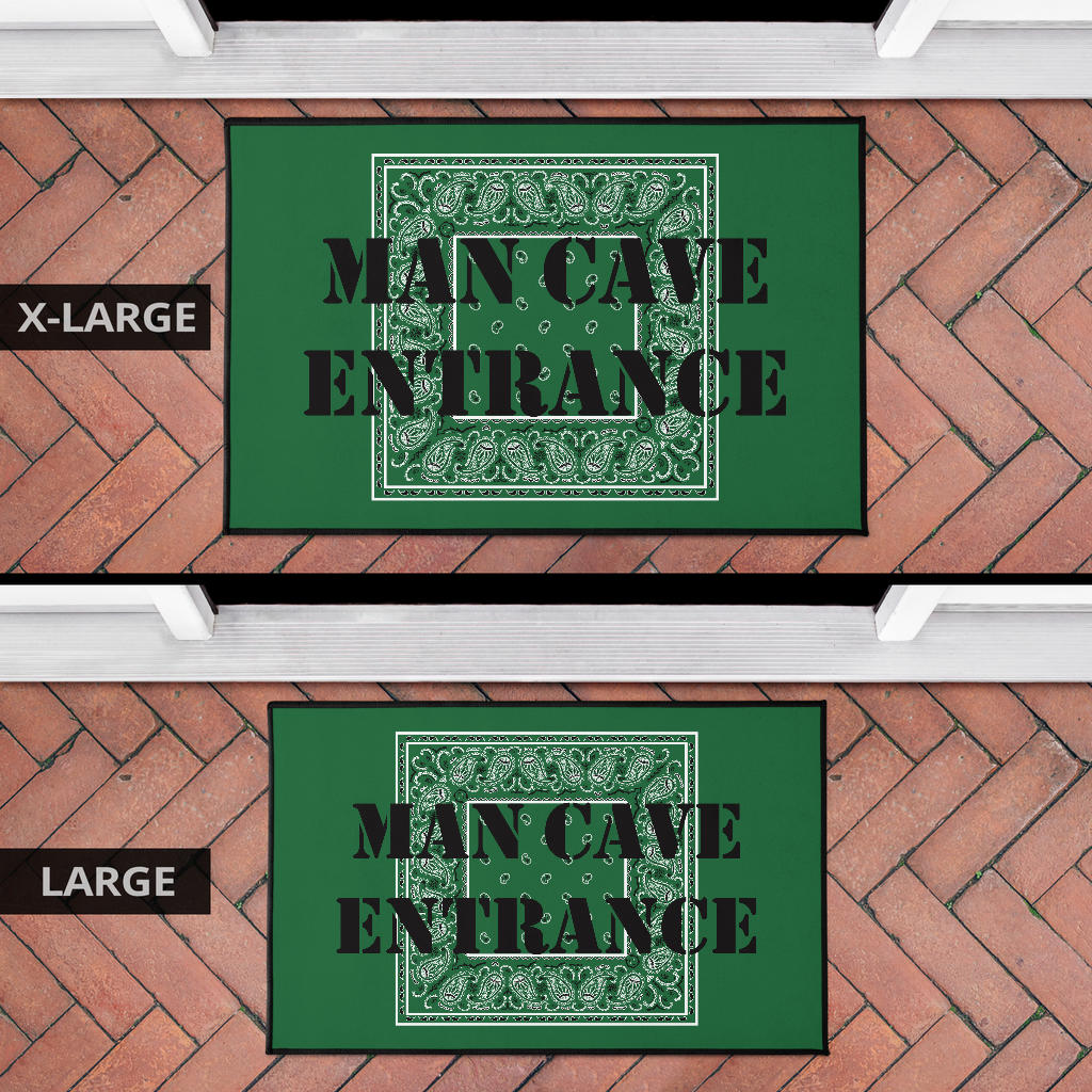Classic Green Bandana Funny Door Mats