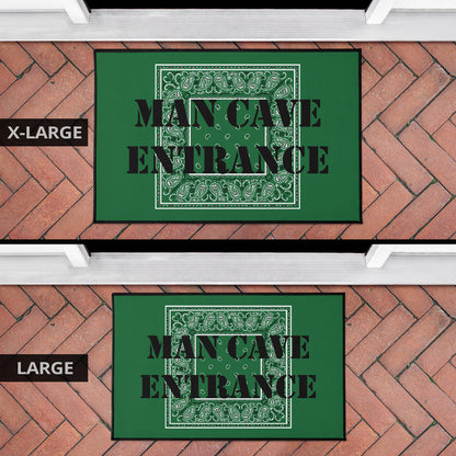 Classic Green Bandana Funny Door Mats