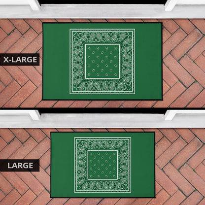 Classic Green Bandana Door Mats