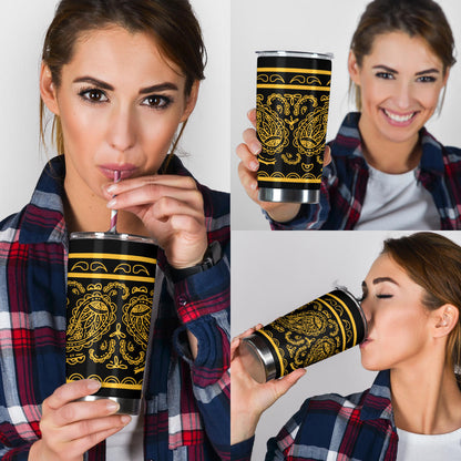 Black Gold Bandana Tumblers