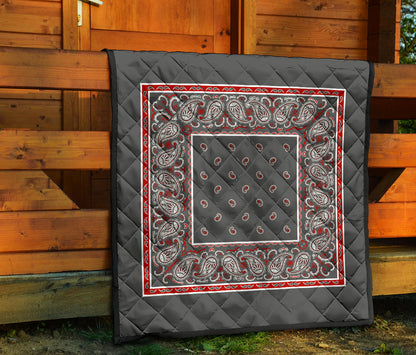 Grey Bandana blanket