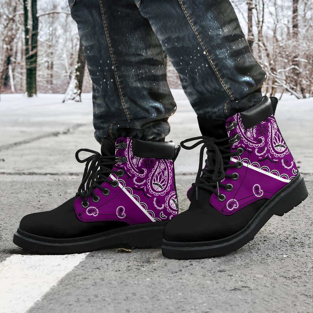 Wild Plum Bandana Blackout All Season Boots