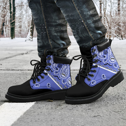 Ocean Blue Bandana Blackout All Season Boots