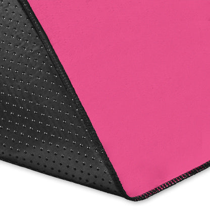 Warm Pink Bandana Area Rugs - Minimal