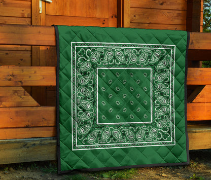 Green Bandana Quilt bedding