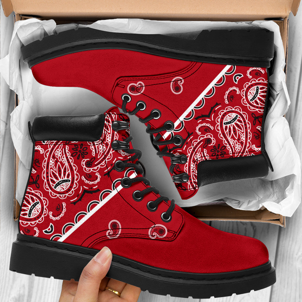 Classic Red Bandana All Season Boots